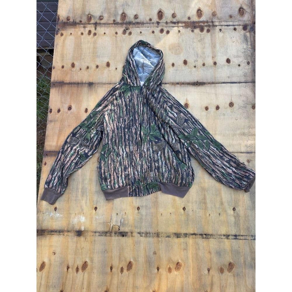 Walls Camo Realtree Timber Jacket Hooded Mens XL Tall Blizzard Pruf USA 37088RB